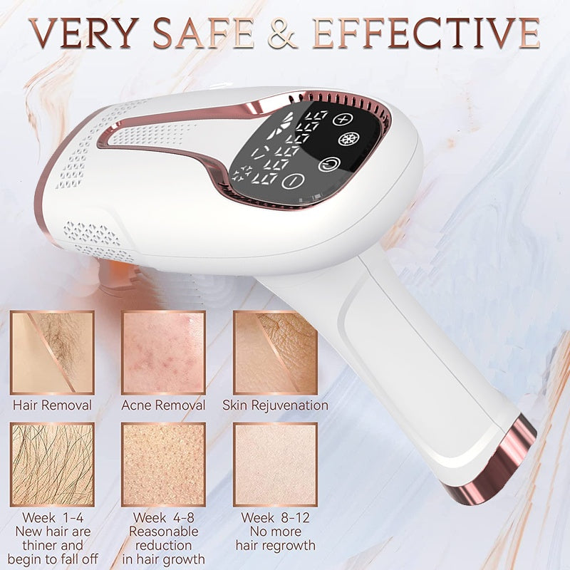 Home laser hair removal device